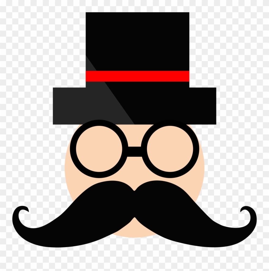 Graphic Royalty Free Download Clipart - Man In Top Hat Clipart - Png Download