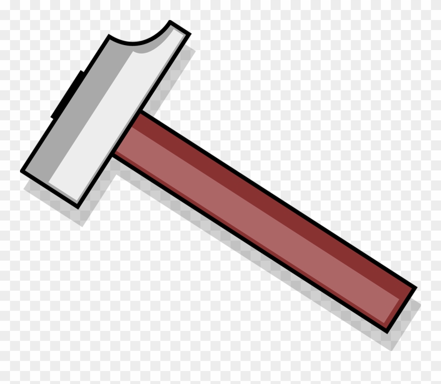 Hammer Computer Icons Tool Blacksmith Handle - Hammer Clipart - Png Download