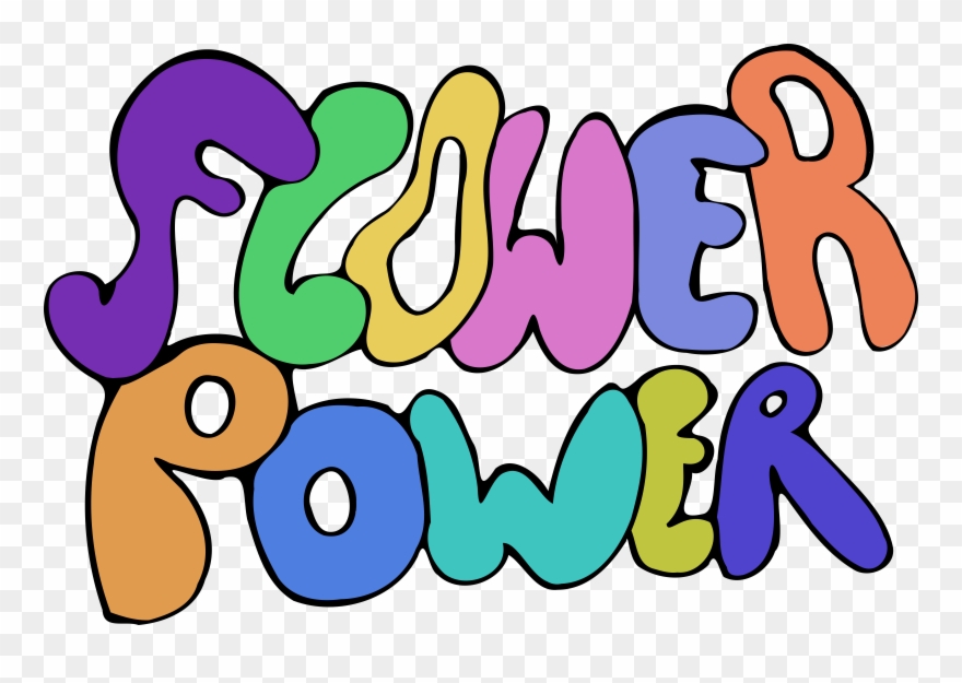 Flower Power Hippie Computer Icons Flower Child - Clip Art Flower Power - Png Download