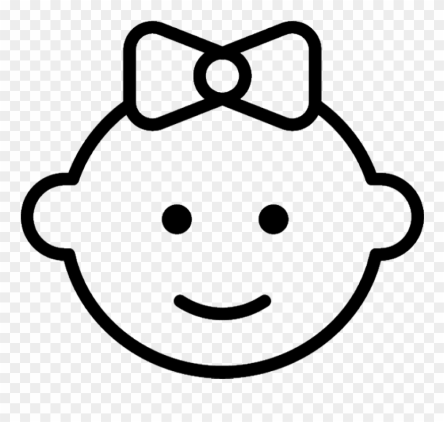 1 - Clip - It's A Girl Sticker - Png Download