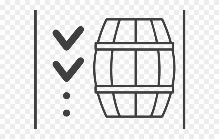 Barrel Clipart Bourbon Barrel - Beer Garden Pub Klaipeda - Png Download