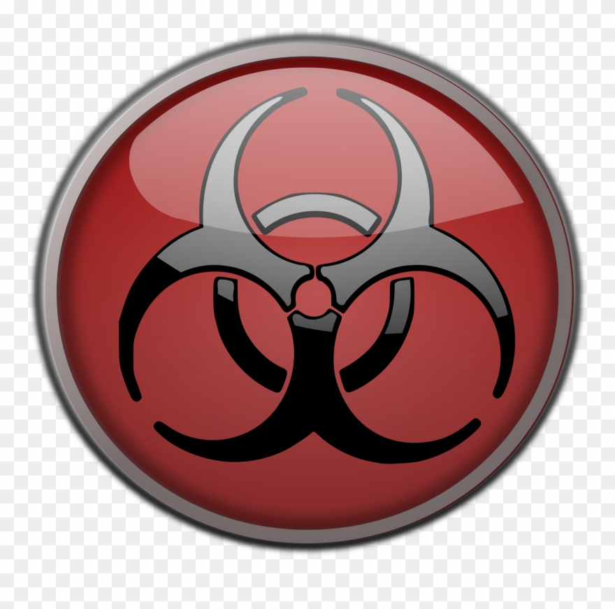Toxic Barrel Celebratrion Clipart, Vector Clip Art - Custom Biohazard Symbol Sticker - Png Download