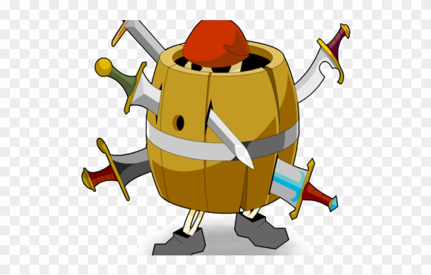Barrel Clipart Pirate Barrel - Thumbnail - Png Download