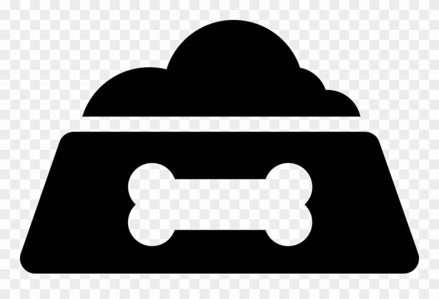 Dog Food Bowl Comments - Dog Clipart