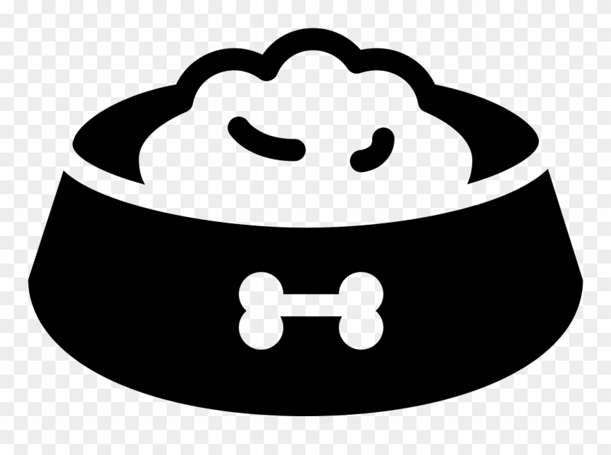 Dog Bowl Filled Icon - Собачья Миска Png Clipart