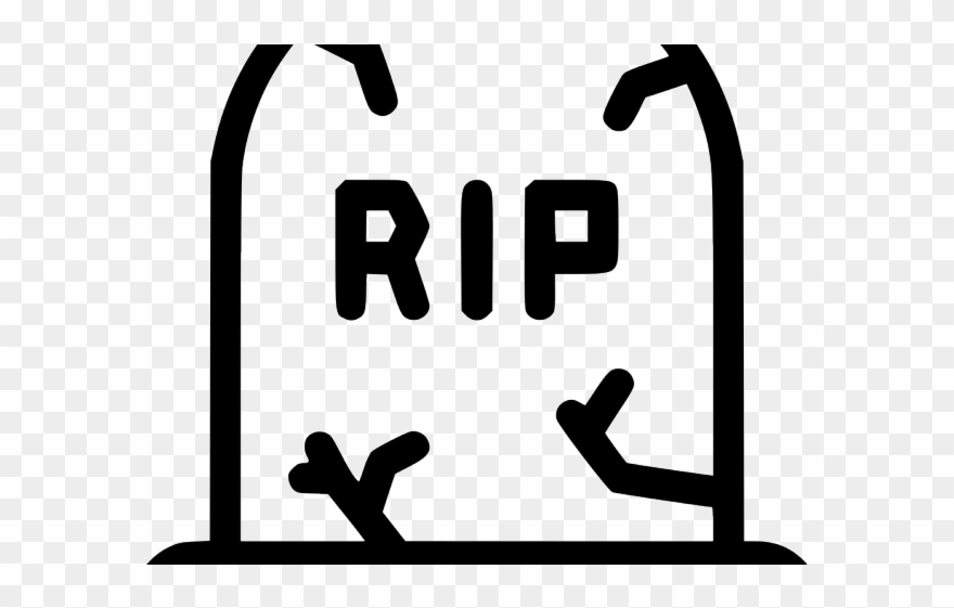 Graveyard Clipart Gravestone - Png Rip Transparent Png