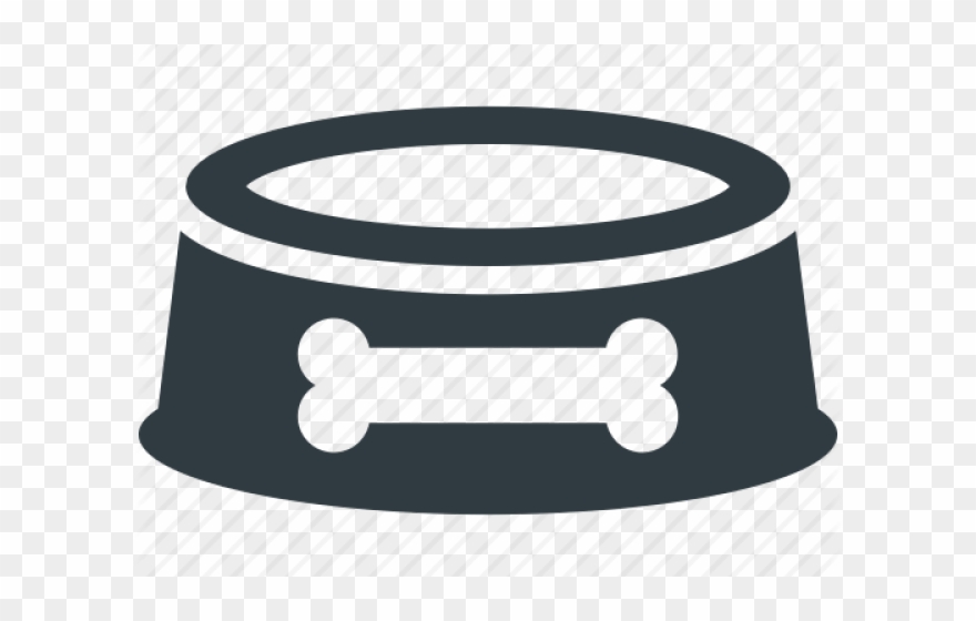 Dog Bowl Clipart - Dog Bowl Icon Png Transparent Png