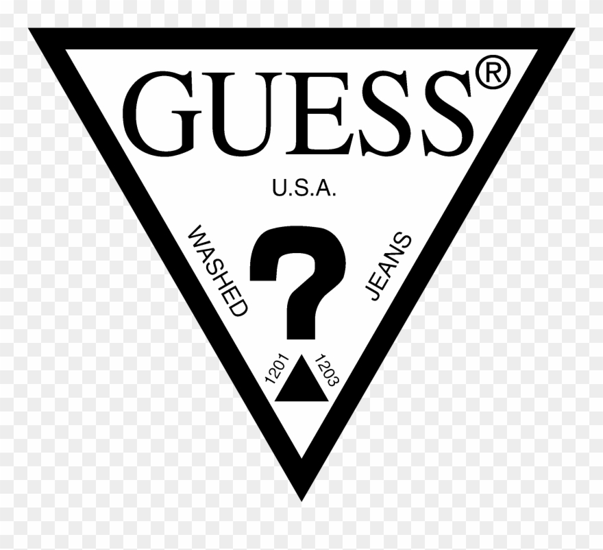 Guess Jeans Logo Png - Guess Logo Black Clipart