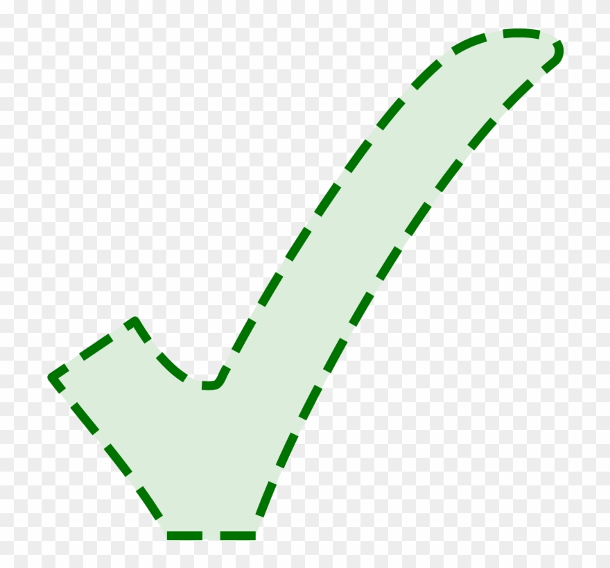 Yes Check Lines Dotted Line Check Mark Clipart (658422) PinClipart