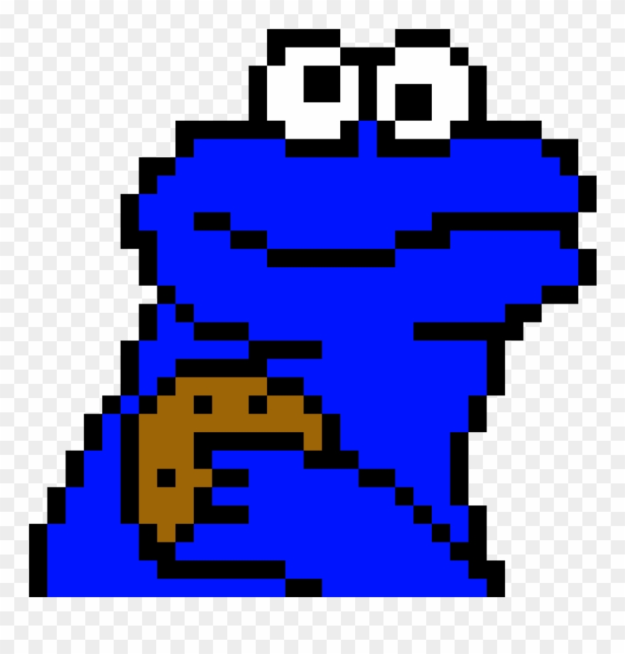 Cookie Monster - Cookie Monster Minecraft Clipart