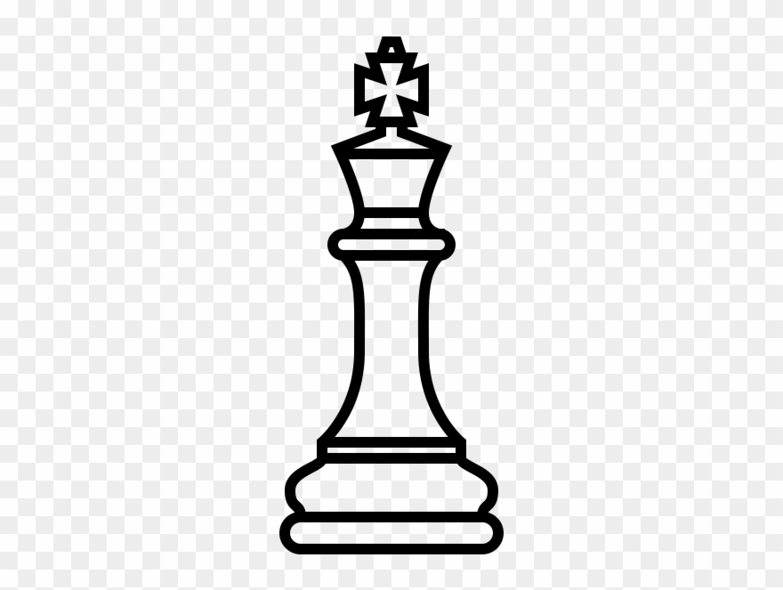 King Rubber Stamp - White Queen Chess Piece .png Clipart