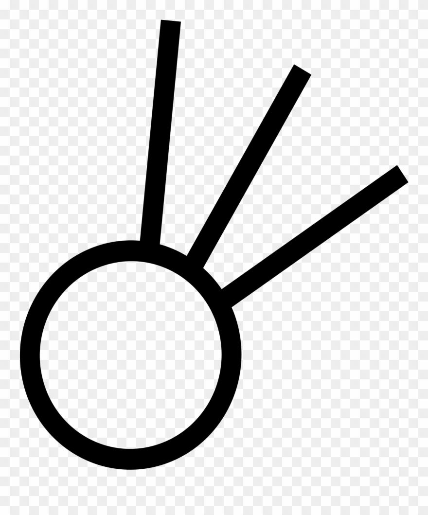 Open - Astronomical Symbol For Comets Clipart
