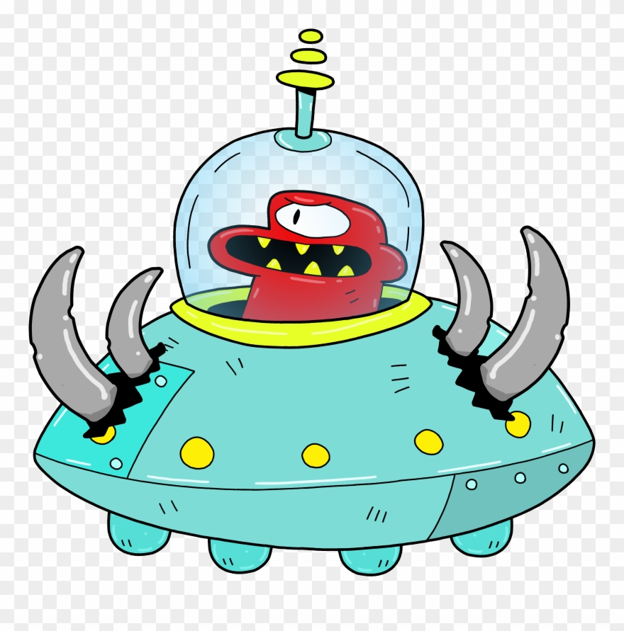 Barbarian Ufo, Flying Saucerus Barbarus Clipart