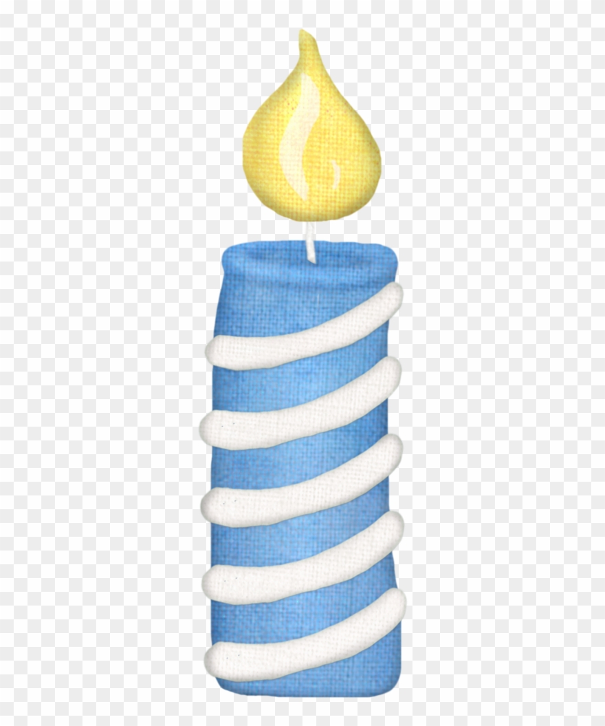 B *✿*happy Birthday*, - Blue Birthday Candles Clipart - Png Download