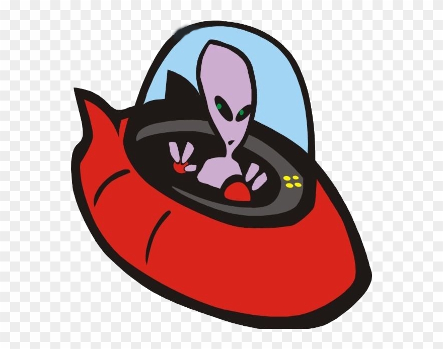 Flight Extraterrestrial Life Flying Saucer Clip Art - Got Alien Large Wall Clock - Png Download