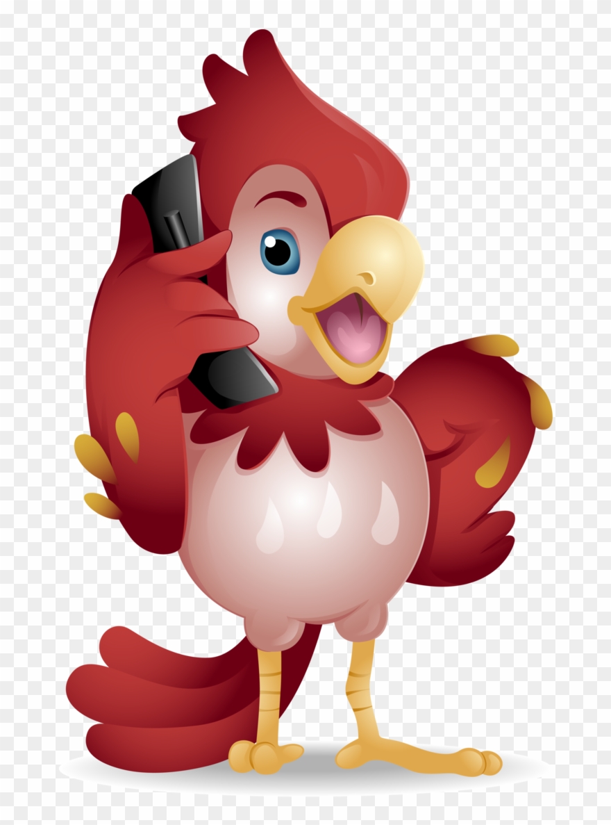 Wannatalk2us Is Dedicated To Listening To Your Thoughts, - Parrot Talking On The Phone Clipart