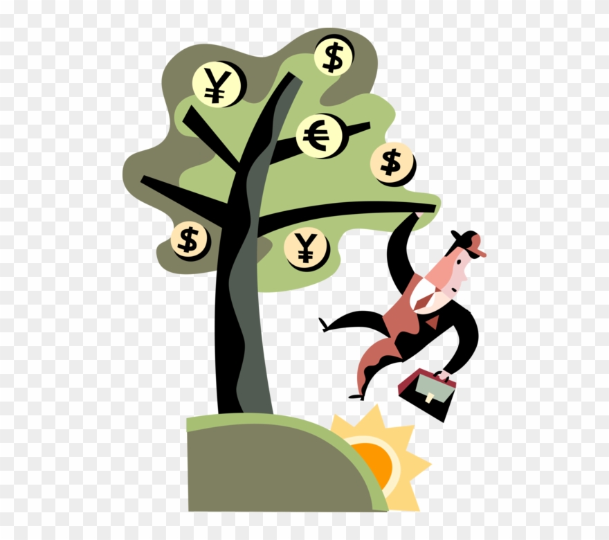 Vector Illustration Of Businessman Climbs International - Cartoon Clipart