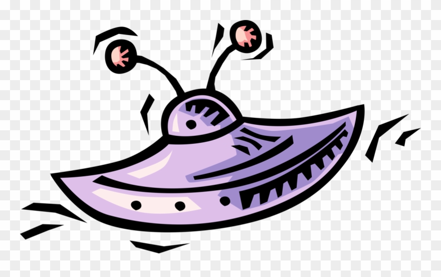 Ufo Clipart Outter - Unidentified Flying Object - Png Download