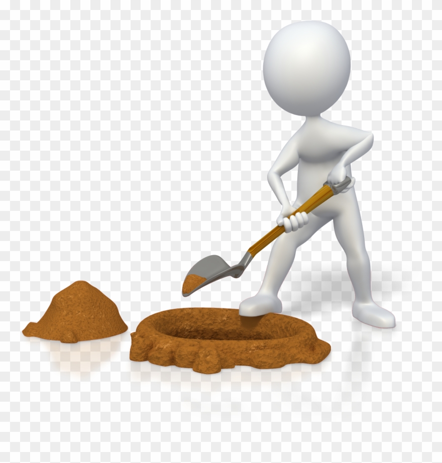 Finding The Right Life Coaching Services For Your Business - Digging Person Png Cartoon Clipart