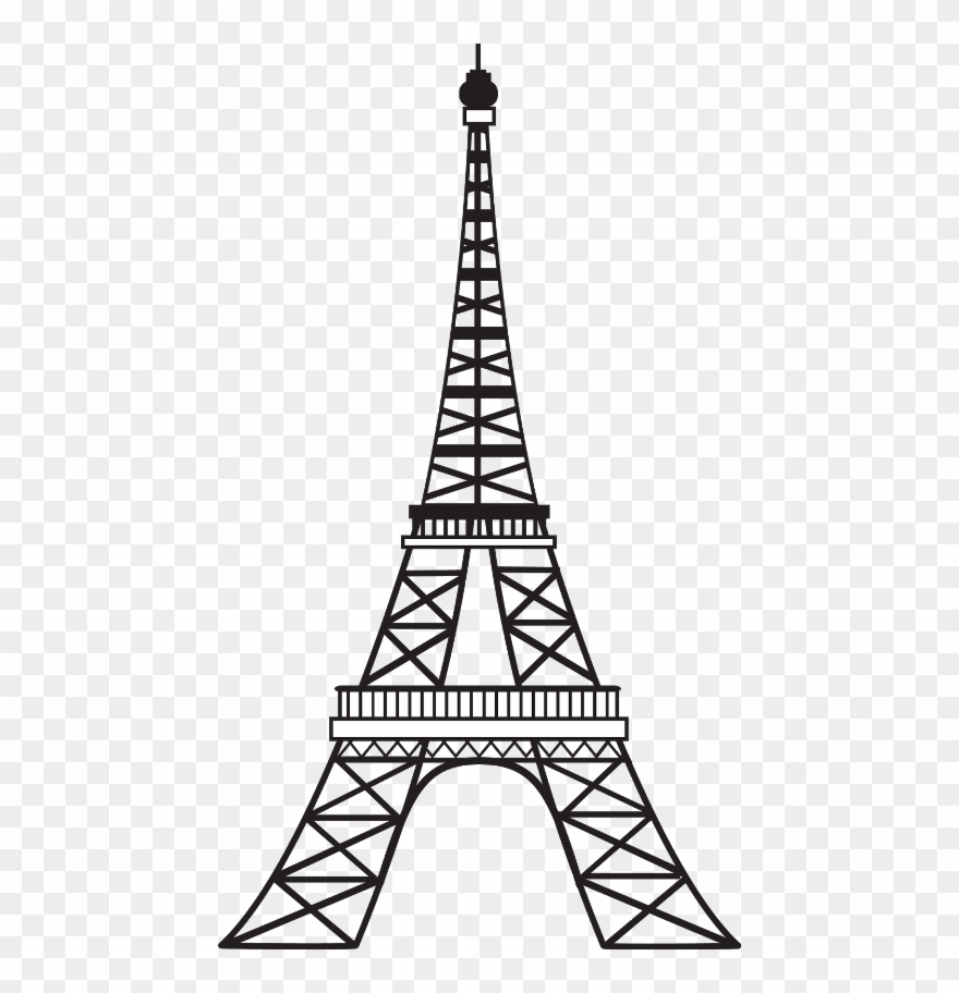Largest Collection Of Free To Edit Paris@crambapoly15 - Molde Torre Eiffel Para Imprimir Clipart