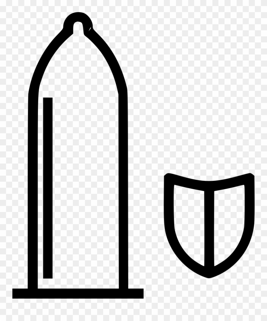 Condom Protection Safe Sex Shield Comments - Icono De Condones Png Clipart