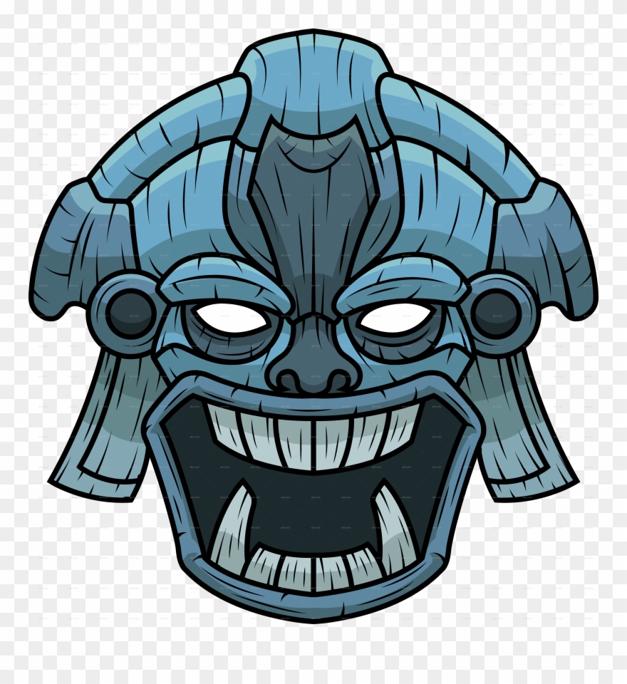 The Tiki Collection Vol 1 - Tiki Mask Clipart
