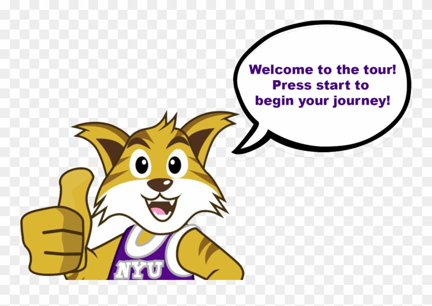 For Each Scene, We Created A Foot Image Using Nyu Bobcat - Nyu Bobcat Clipart