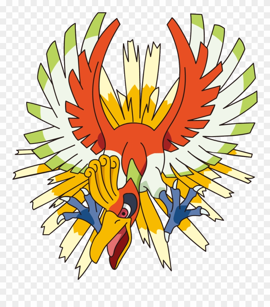 Eldra - Pokemon Ho Oh Clipart