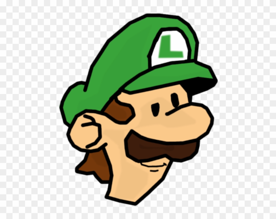 Smug-ass Luigi Clipart