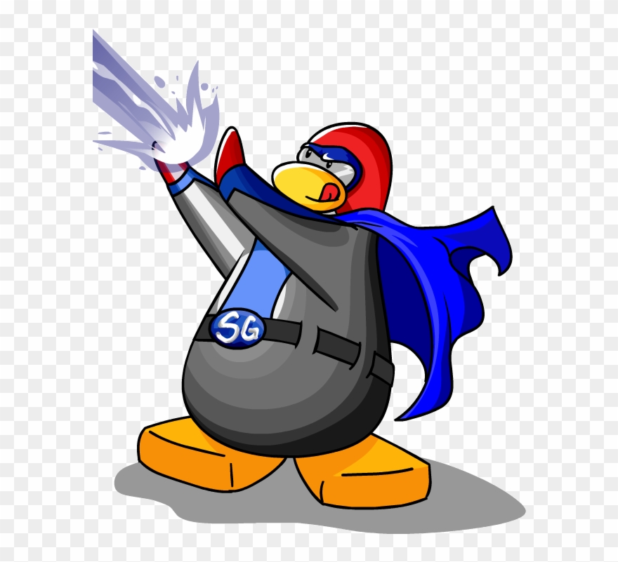 Squidzoid - Club Penguin Shadow Guy And Gamma Gal Clipart