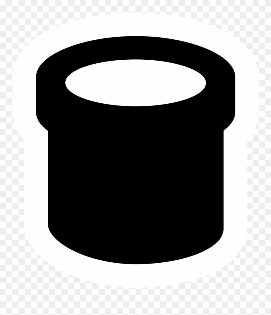High Contrast User Trash - Circle Clipart