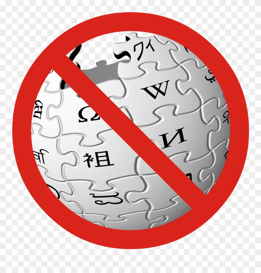 File Wikipedia Verbot Png - No Wikipedia Clipart