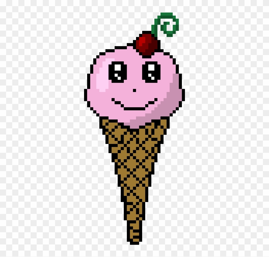 Kawaii Ice Cream Cone - Ice Cream Cone Clipart