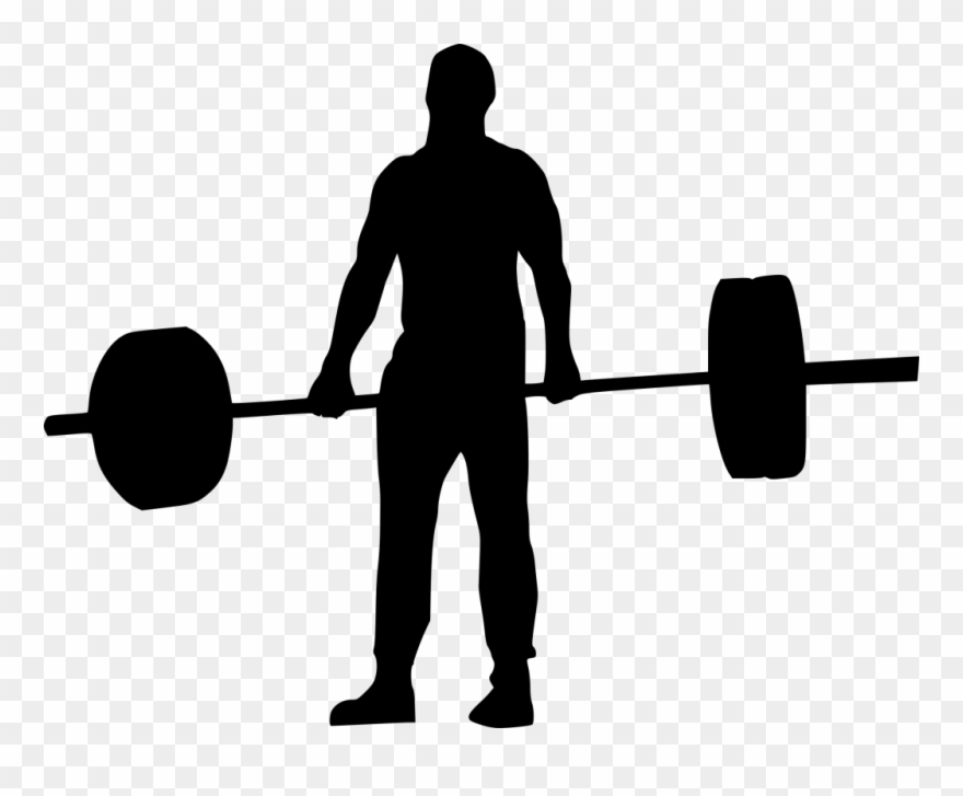 Jpg Library Download Weightlifter Silhouette At Getdrawings - Weight Lifting Vectors Clipart