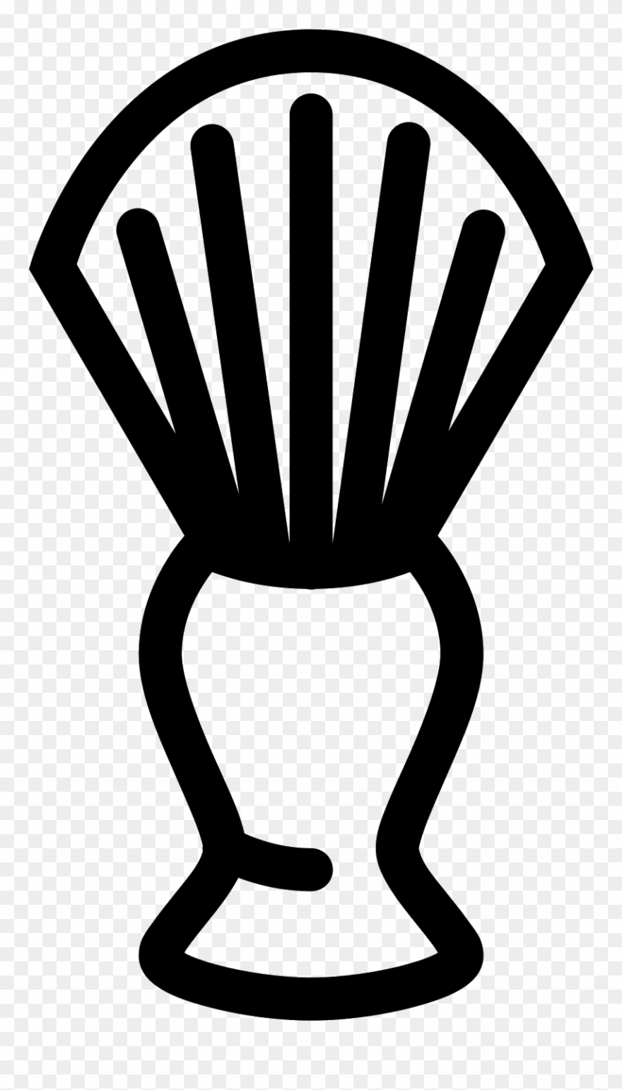 Barber Brush Icon - Vector Barber Shop Png Clipart