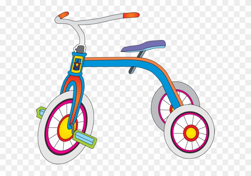 Tricycle Clipart Design - Santa's Bag Of Toys Clipart - Png Download
