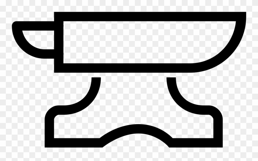 The Icon Is An Anvil Clipart