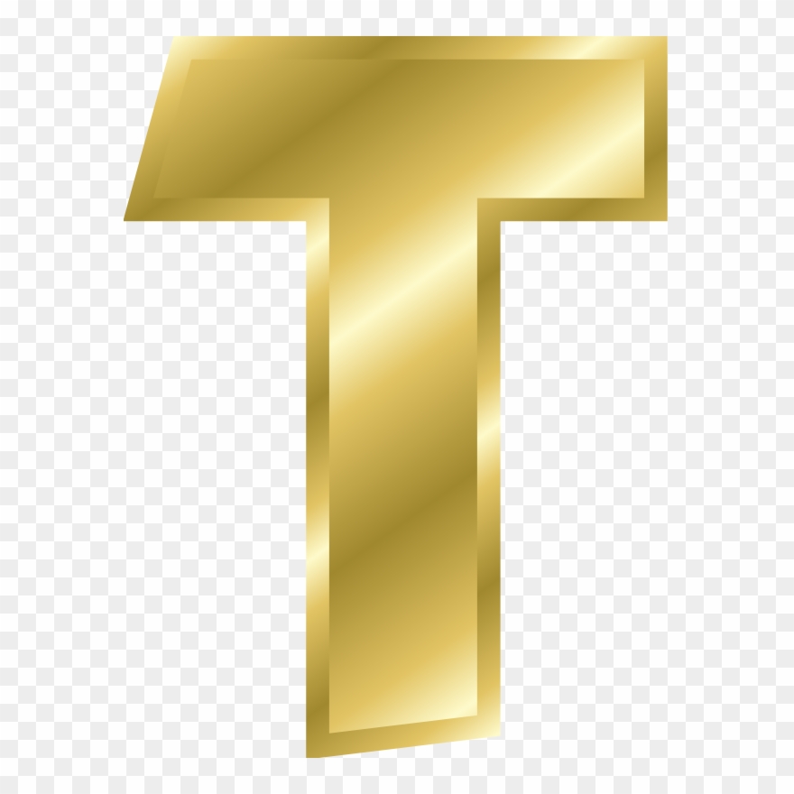 Free Effect Letters Alphabet Gold - Gold Alphabet Letters Png Clipart