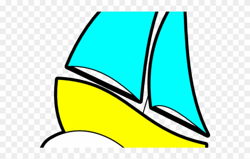 Yacht Clipart Animated - Sailboats Cartoon - Png Download