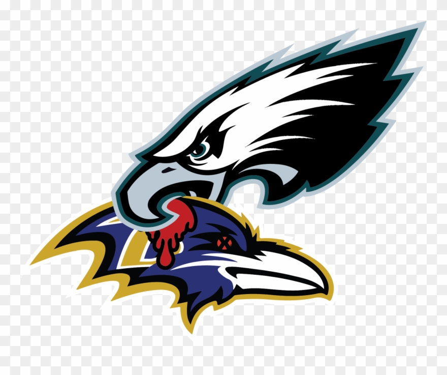 Eagles Clipart Philly - Baltimore Ravens Logo Svg - Png Download