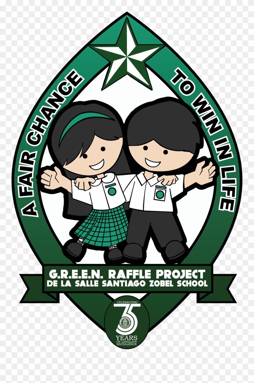 Green Raffle Project Logo Full Color - Shirt For La Salle Clipart