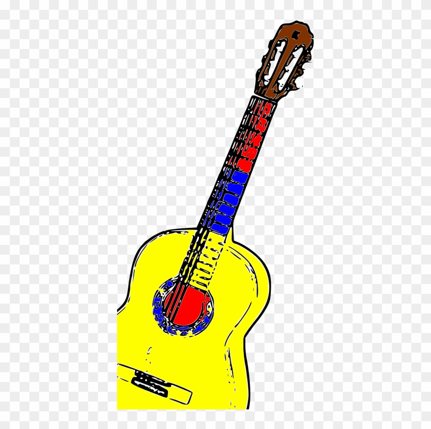 Guitarra Colombia Clip Art - Colombia Clip Art - Png Download