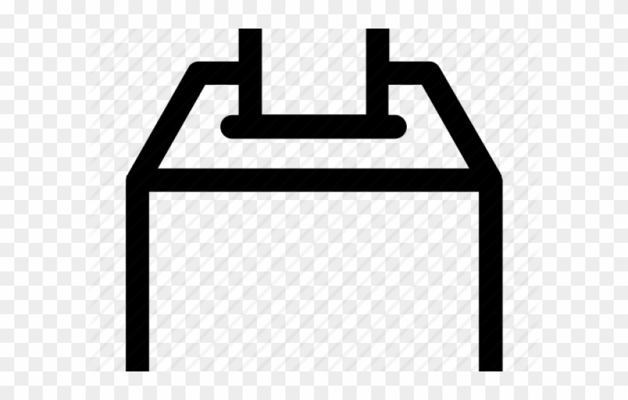 Vote Clipart Raffle Box - Box Milk Outline - Png Download