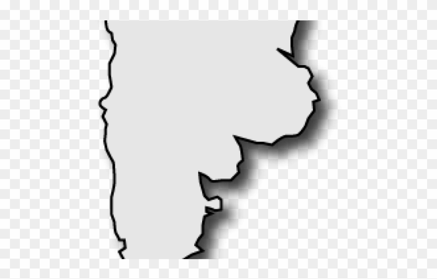 Montana Clipart Outline - Argentina Map Outline - Png Download