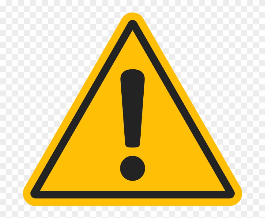 You Will Not Benefit From A Guarantee Or A Return Policy - Hazard Clipart