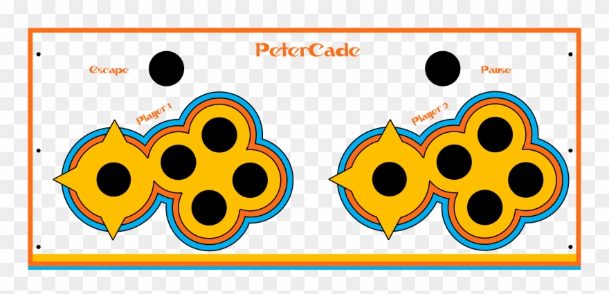 If You Want The Originals ) Email Me - Arcade Control - Arcade Control Panel Artwork Clipart