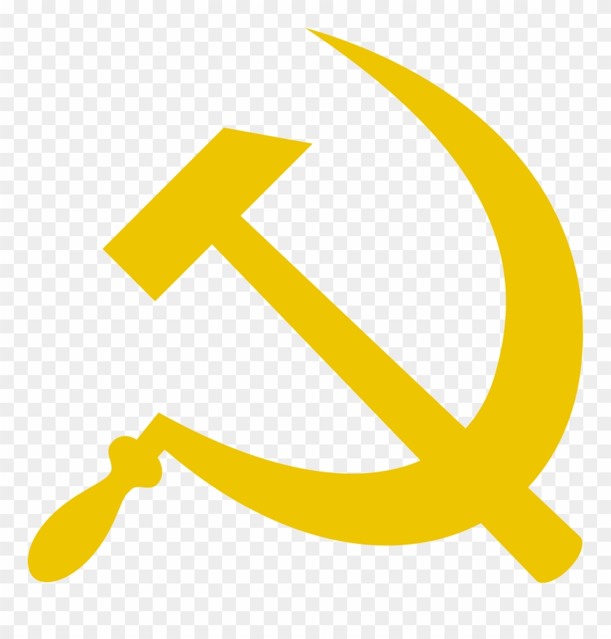 Clipart Resolution 604*599 - Hammer And Sickle Transparent - Png Download