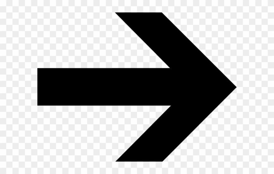 Right Clipart Black Arrow - Right Arrow - Png Download