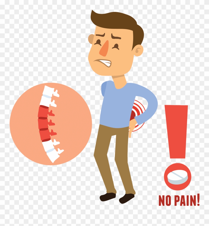 Pain Man-chiropractic In Venice Fl - Pain Sick Clipart