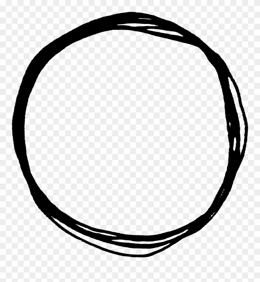 Circle Png Transparent Onlygfx Com Free - Full Moon Clipart Black And White